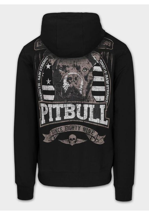 PITBULL - Bluza męska Pitbull rozpinana z kapturem TROUBLEMAKER. Typ kołnierza: kaptur. Kolor: czarny