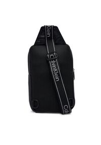 Calvin Klein Saszetka Bold Logo Webbing Sling LV04D3449G Czarny. Kolor: czarny. Materiał: skóra #4