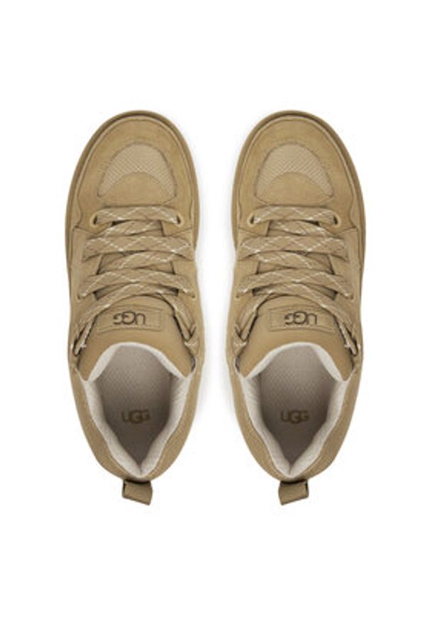 Ugg Sneakersy M Lo Lowmel 1169493 Beżowy. Kolor: beżowy. Materiał: skóra, zamsz