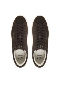 Armani Exchange Sneakersy XM002617 AF19687 S6318 Brązowy. Kolor: brązowy. Materiał: zamsz, skóra #3