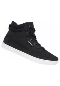 Buty do chodzenia męskie O'Neill Waveland Mid. Zapięcie: sznurówki. Kolor: czarny. Materiał: guma, materiał, syntetyk. Szerokość cholewki: normalna. Sport: turystyka piesza