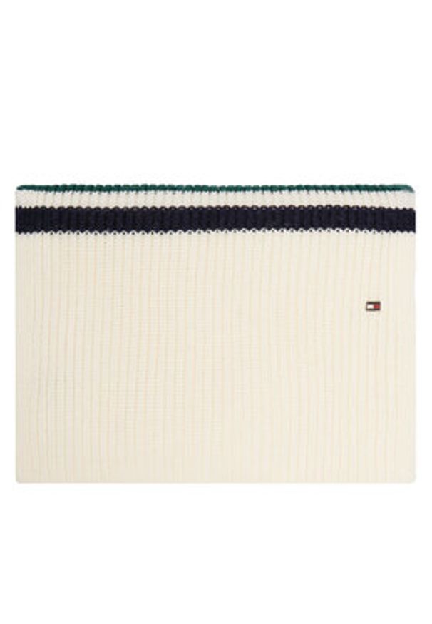 TOMMY HILFIGER - Tommy Hilfiger Szalik AM0AM12831 Écru. Materiał: wełna