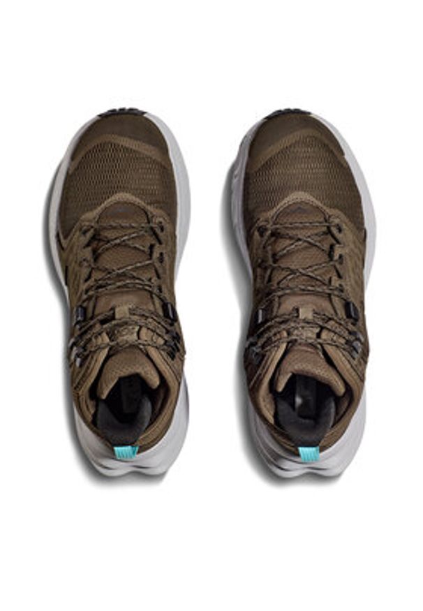 HOKA - Hoka Trekkingi Anacapa 2 Mid GTX GORE-TEX 1141633 Zielony. Kolor: zielony. Materiał: materiał. Technologia: Gore-Tex. Sport: turystyka piesza