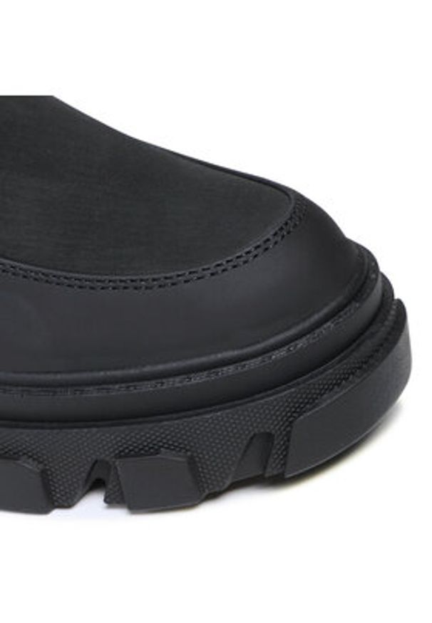 ONLY Shoes Sztyblety Chunky Boots 15238956 Czarny. Kolor: czarny. Materiał: skóra