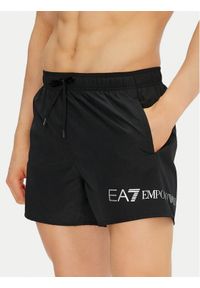 EA7 Emporio Armani Szorty kąpielowe 7M000519 AF13049 MC026 Czarny Regular Fit. Kolor: czarny. Materiał: syntetyk