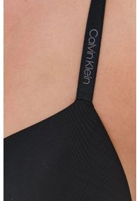 Calvin Klein Underwear Biustonosz kolor czarny gładki. Kolor: czarny. Wzór: gładki #3