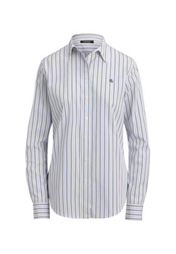 Lauren Ralph Lauren - LAUREN RALPH LAUREN Koszula 200P13836001 Niebieski jasny Regular Fit. Kolor: niebieski. Materiał: bawełna