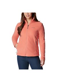 columbia - Polar turystyczny damski Columbia Fast Trek II Jacket. Kolor: pomarańczowy. Materiał: poliester