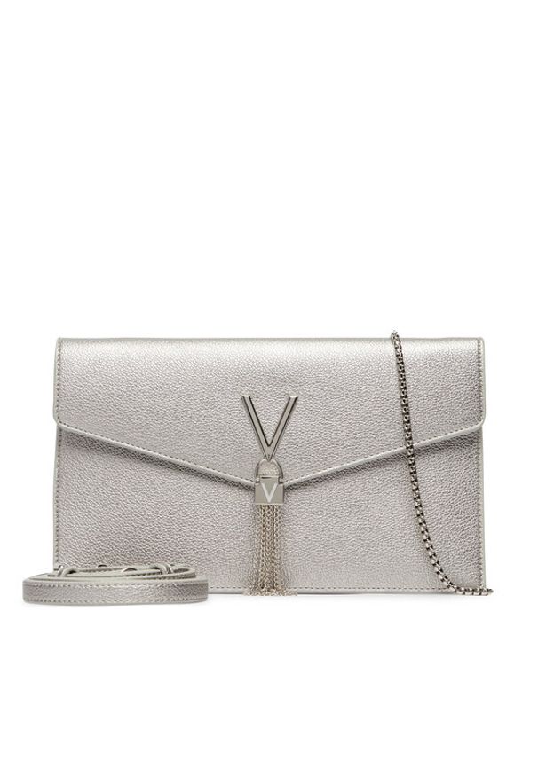 VALENTINO - Valentino Torebka Luxe VBS9XJ17 Srebrny. Kolor: srebrny. Materiał: skórzane