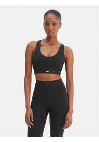 Reebok Biustonosz sportowy Reebok x Ewa Chodakowska Ela RK25615CCW Czarny. Kolor: czarny. Materiał: syntetyk #1