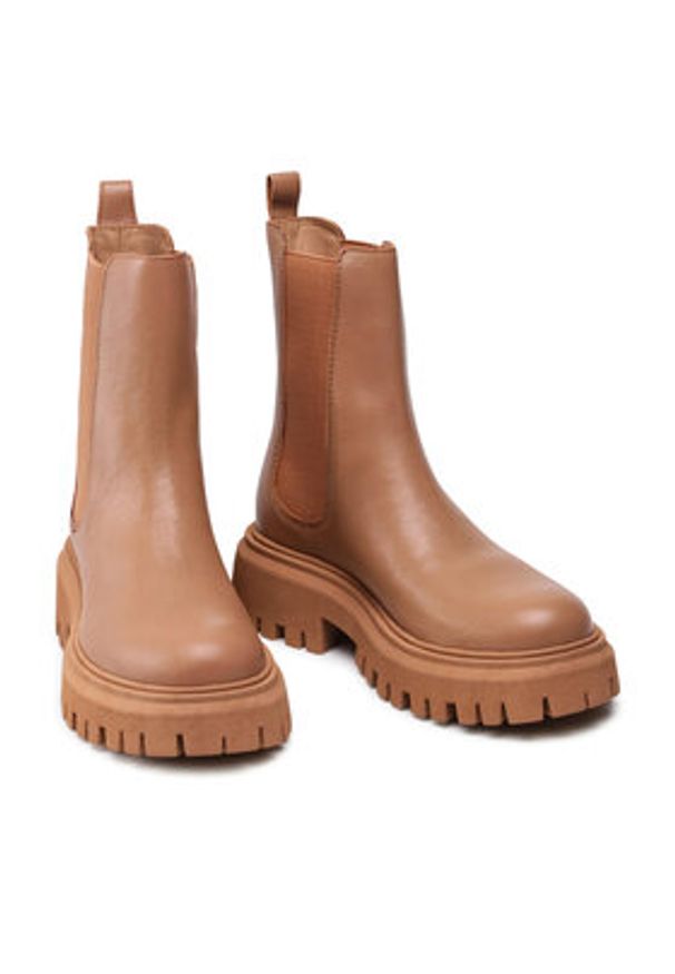 Badura Sztyblety RST-LONDRA-2 Brązowy. Kolor: brązowy. Materiał: skóra