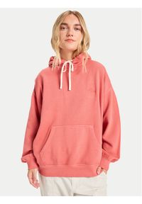 Quiksilver Bluza Essential EQWFT03191 Czerwony Oversize. Kolor: czerwony. Materiał: bawełna #1