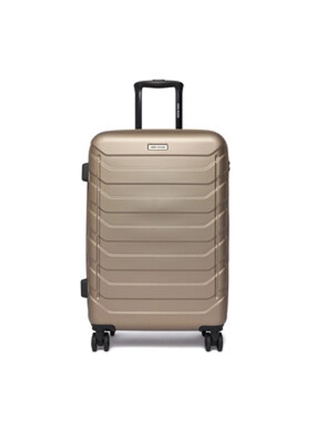 Gino Rossi - GINO ROSSI Walizka średnia CEO-GIN-M-002-05-GOLD Złoty. Kolor: złoty