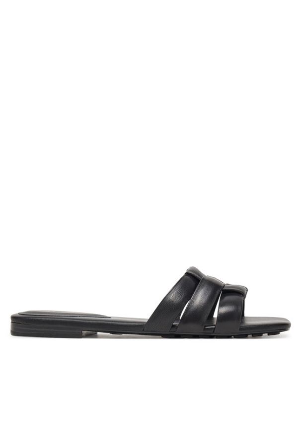 Aldo Klapki Gotosandal 13966678 Czarny. Kolor: czarny. Materiał: skóra