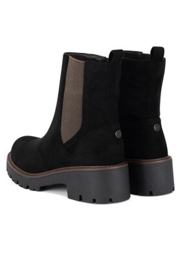 Clara Barson Botki WS6381-01 Czarny. Kolor: czarny. Materiał: materiał