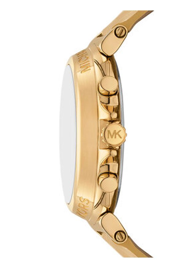 Michael Kors Zegarek Maren MK7508 Złoty. Kolor: złoty. Materiał: skóra
