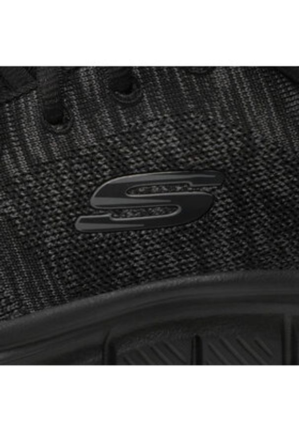 skechers - Skechers Sneakersy Front Runner 232298/BBK Czarny. Kolor: czarny. Materiał: materiał