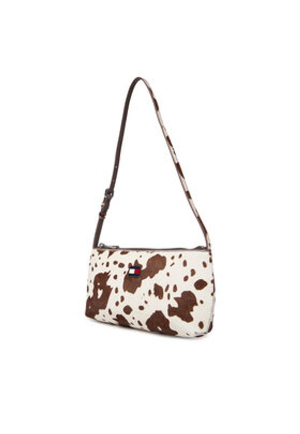 Tommy Jeans Torebka Tjw Must Cow Shoulder Bag AW0AW18061 Kolorowy. Wzór: kolorowy. Materiał: skórzane