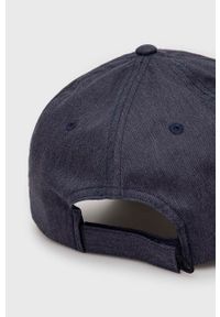 columbia - Columbia czapka z daszkiem kolor niebieski z aplikacją. Kolor: niebieski. Materiał: syntetyk, włókno. Wzór: aplikacja #3