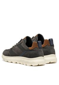 Geox Sneakersy U Spherica U56BYA 022EK C6574 Brązowy. Kolor: brązowy. Materiał: zamsz, skóra #4