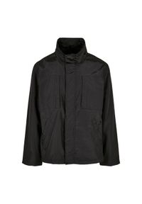 Windbreaker Urban Classics double pocket nylon crepe. Kolor: czarny. Materiał: nylon #1