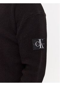 Calvin Klein Jeans Sweter J30J323986 Czarny Regular Fit. Kolor: czarny. Materiał: bawełna #4