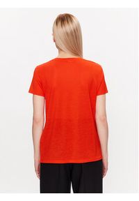 United Colors of Benetton - United Colors Of Benetton T-Shirt 3NLHE4249 Czerwony Regular Fit. Kolor: czerwony. Materiał: lyocell