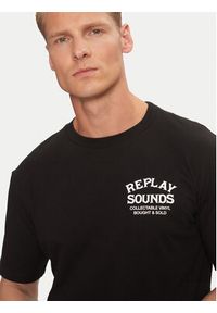 Replay T-Shirt M6959 .000.2660 Czarny Regular Fit. Kolor: czarny. Materiał: bawełna #4