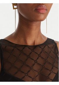 Elisabetta Franchi Body BO-020-51E2-V150 Czarny Slim Fit. Kolor: czarny. Materiał: syntetyk #6