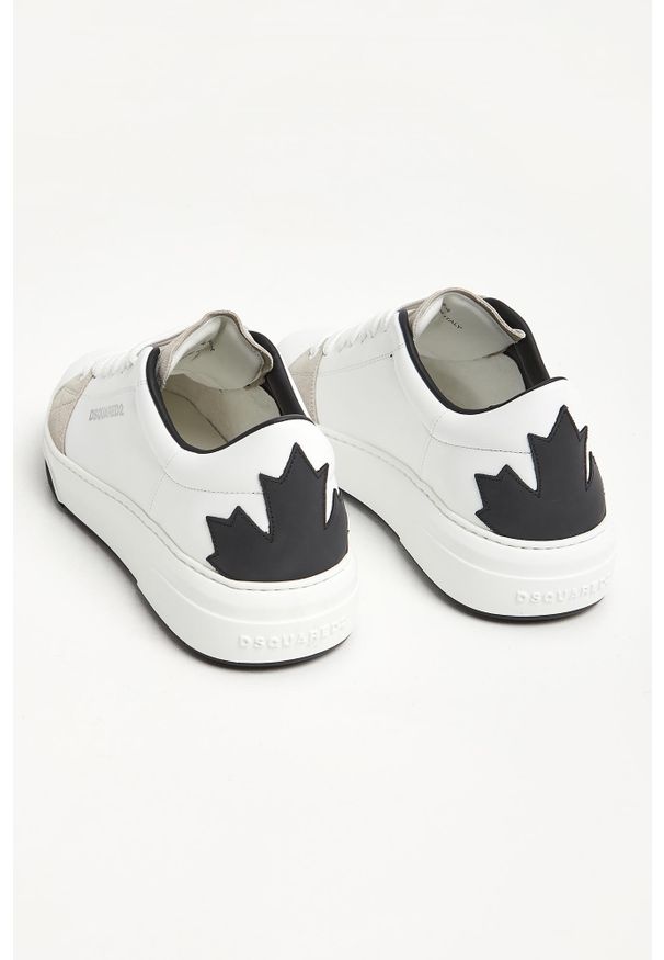 Sneakersy męskie skórzane DSQUARED2. Materiał: skóra