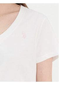 U.S. Polo Assn. T-Shirt WUP0635 Biały Classic Fit. Typ kołnierza: polo. Kolor: biały. Materiał: bawełna #7
