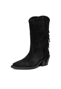 Badura Kowbojki EO-CHANA-5036 Czarny. Kolor: czarny. Materiał: skóra, zamsz #7