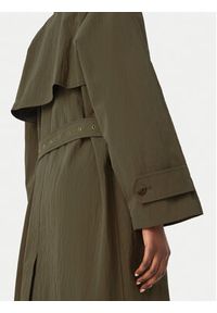 MICHAEL Michael Kors Trencz MS620FLKMY Khaki Oversize. Kolor: brązowy. Materiał: bawełna #7
