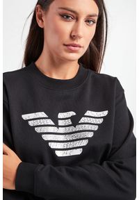 Emporio Armani - Bluza damska EMPORIO ARMANI. Długość: długie. Wzór: aplikacja, nadruk #5