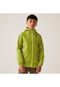 Regatta - Lever II Dziecięca wodoodporna kurtka typu shell. Kolor: zielony #1