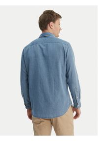 TOMMY HILFIGER - Tommy Hilfiger Koszula jeansowa MW0MW42431 Niebieski Regular Fit. Kolor: niebieski. Materiał: bawełna #5