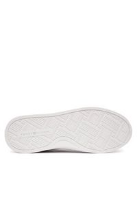 TOMMY HILFIGER - Tommy Hilfiger Sneakersy Th Chic Cupsole FW0FW09106 Écru. Kolor: kremowy. Materiał: skóra #5