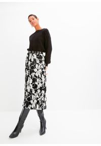 bonprix - Sweter z rękawami balonowymi. Kolor: czarny #3