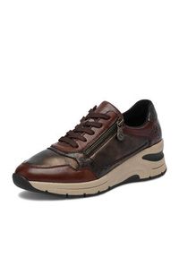 Rieker Sneakersy CEO-N9301-27 Brązowy ciemny. Kolor: brązowy. Materiał: skóra #8