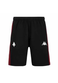 Kappa - Szorty dla dzieci Metz Alopiz 8 2024/25. Kolor: czarny, czerwony, wielokolorowy. Styl: młodzieżowy, sportowy