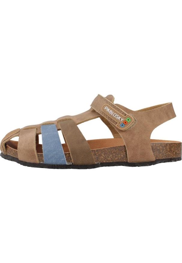 Pablosky - Sandały PABLOSKY 517132P Brązowy. Kolor: brązowy. Materiał: tkanina, syntetyk