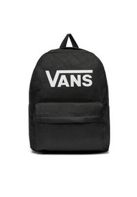 Vans Plecak Old Skool Print Backpack VN000H50BLK1 Czarny. Kolor: czarny. Materiał: materiał. Wzór: nadruk #4