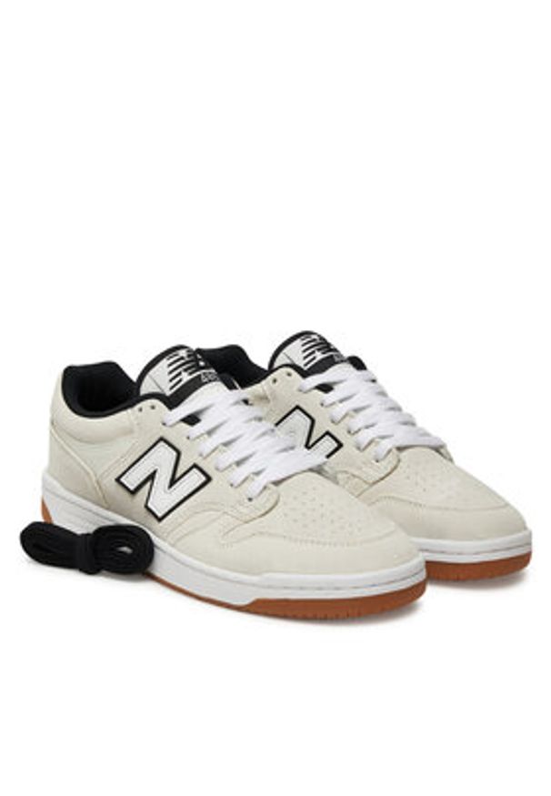 New Balance Sneakersy NM480SWG Kremowy. Kolor: kremowy. Materiał: skóra, zamsz