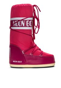 Buty zimowe damskie Moon Boot Nylon Bouganville (14004400-062). Kolor: różowy. Materiał: nylon. Sezon: zima