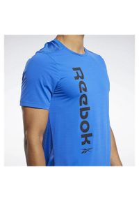 Koszulka treningowa męska Reebok Workout Ready Activchill FK6172. Materiał: materiał, elastan, poliester, nylon. Długość rękawa: krótki rękaw. Długość: krótkie. Wzór: napisy. Sport: fitness #2