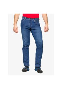 OCUN - Spodnie wspinaczkowe męskie Ocun Typhoon Jeans. Kolor: niebieski. Materiał: jeans. Sport: wspinaczka #1