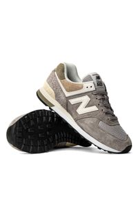 Sneakersy męskie szare New Balance ML574TT2. Kolor: szary. Materiał: guma, materiał. Szerokość cholewki: normalna. Model: New Balance 574