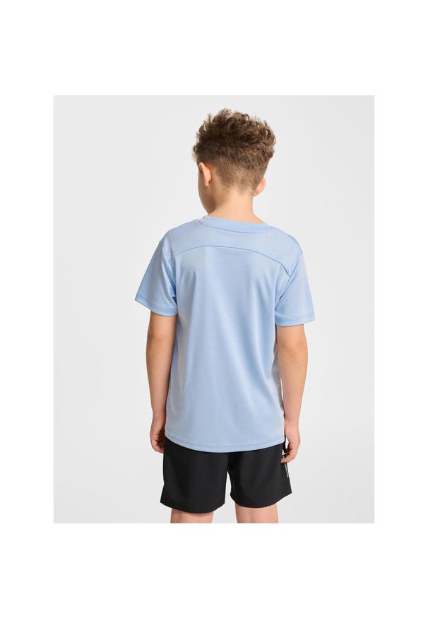 Koszulka dla dzieci Hummel Pulse. Kolor: niebieski. Sport: joga i pilates