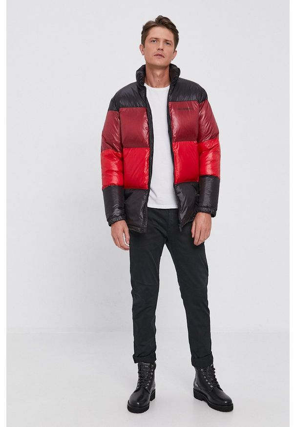 Karl Lagerfeld - Kurtka puchowa. Okazja: na co dzień. Kolor: czarny. Materiał: puch. Styl: casual