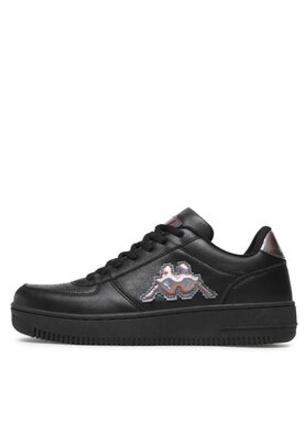 Kappa Sneakersy 243243PX Czarny. Kolor: czarny. Materiał: skóra